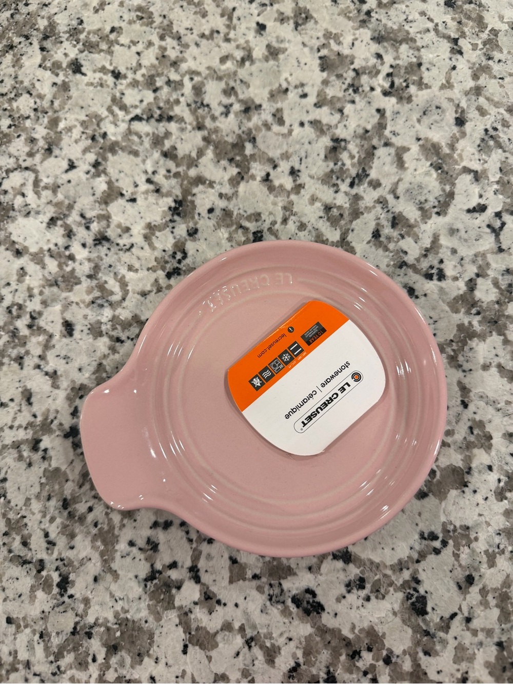 Le Creuset Pink Stoneware Spoon Rest - Petal Pink